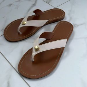 Coach flip flops